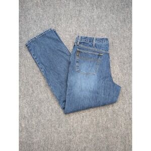 Cinch Jeans Mens 38x33 Blue Denim Five Pocket Western Cowboy Rodeo Ranch